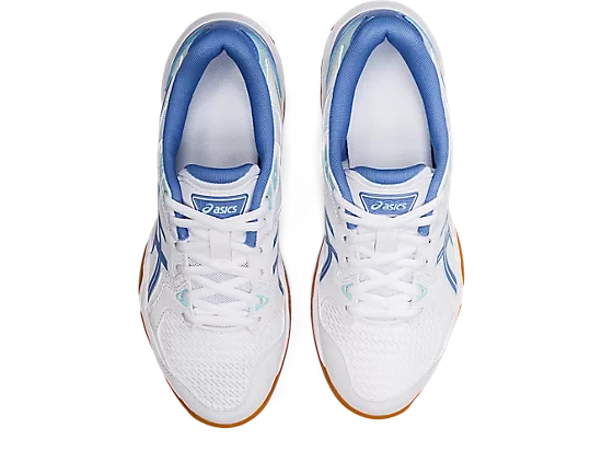 Asics Gel Rocket 10 Women Court White/ Periwinkle Blue - Image 5