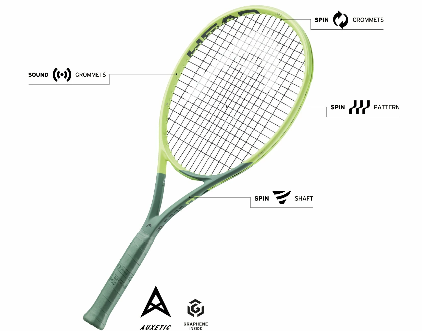 Head Extreme Auxetic Team L 265g - Image 3