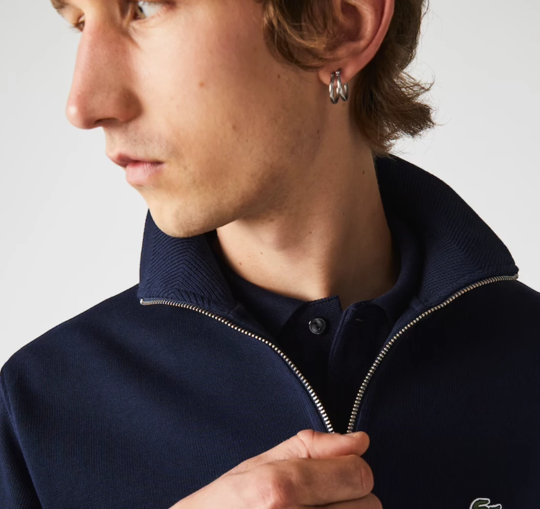 Lacoste Sweatshirt (Dark Blue) - Image 4