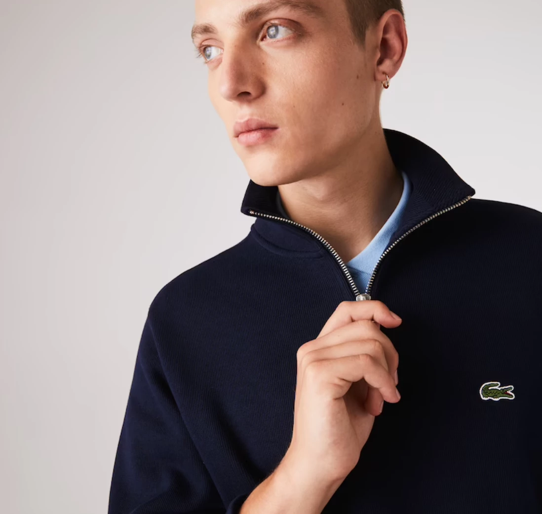 Lacoste Sweatshirt (Dark Blue) - Image 2