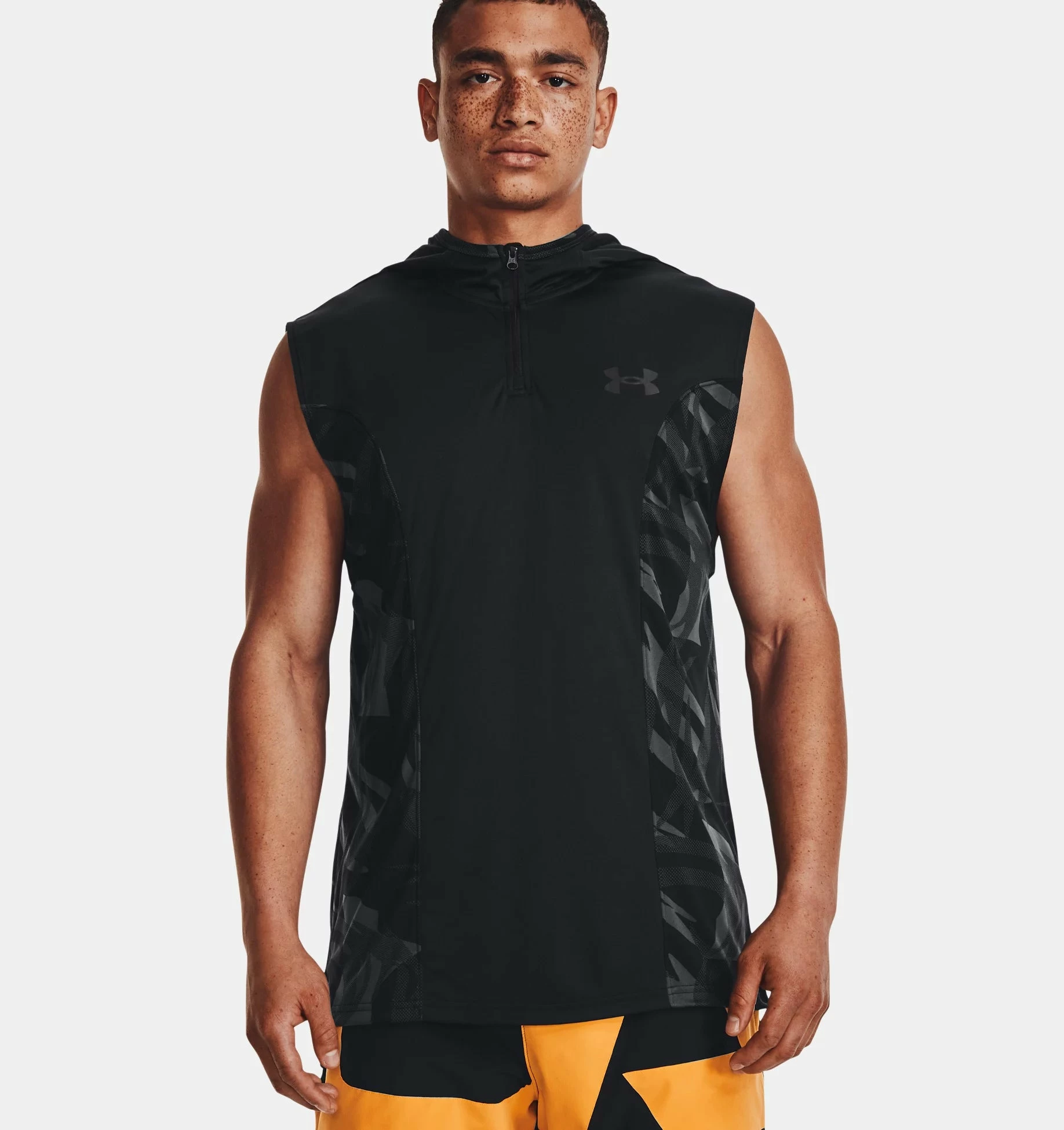 Under Armour Men's UA Baseline Tank Hoodie - Image 4