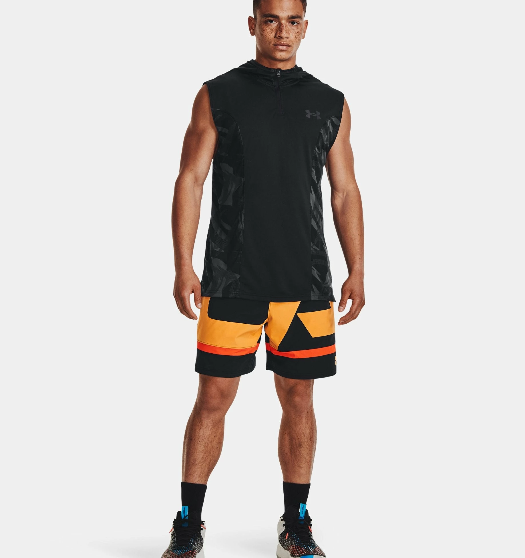 Under Armour Men's UA Baseline Tank Hoodie - Image 6
