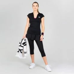 Bidi Badu Bella 2.0 Tennis V-Neck - Black -K-Swiss Shop W354009193 BK 1 751e7a0a 91c2 4b87 a011 9d2c8794b074