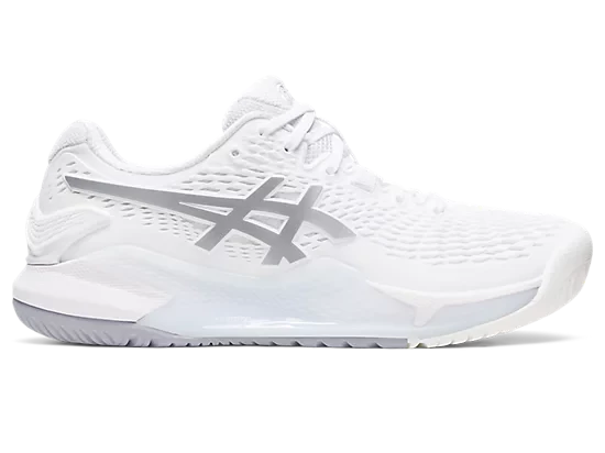 Asics Gel-Resolution 9 Women White/Silver