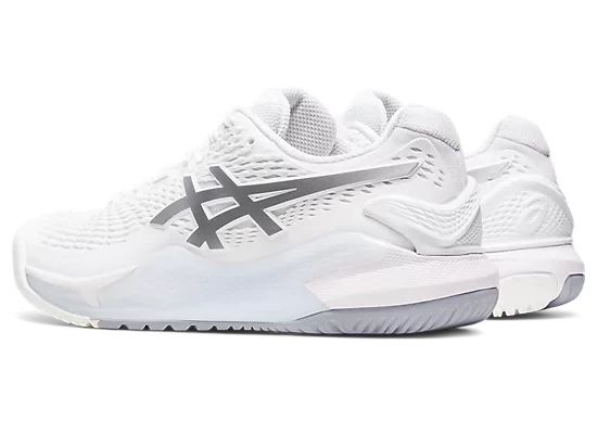 Asics Gel-Resolution 9 Women White/Silver - Image 4
