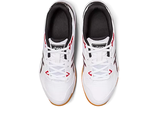Asics Gel-Rocket 10 Men White/Classic Red - Image 5